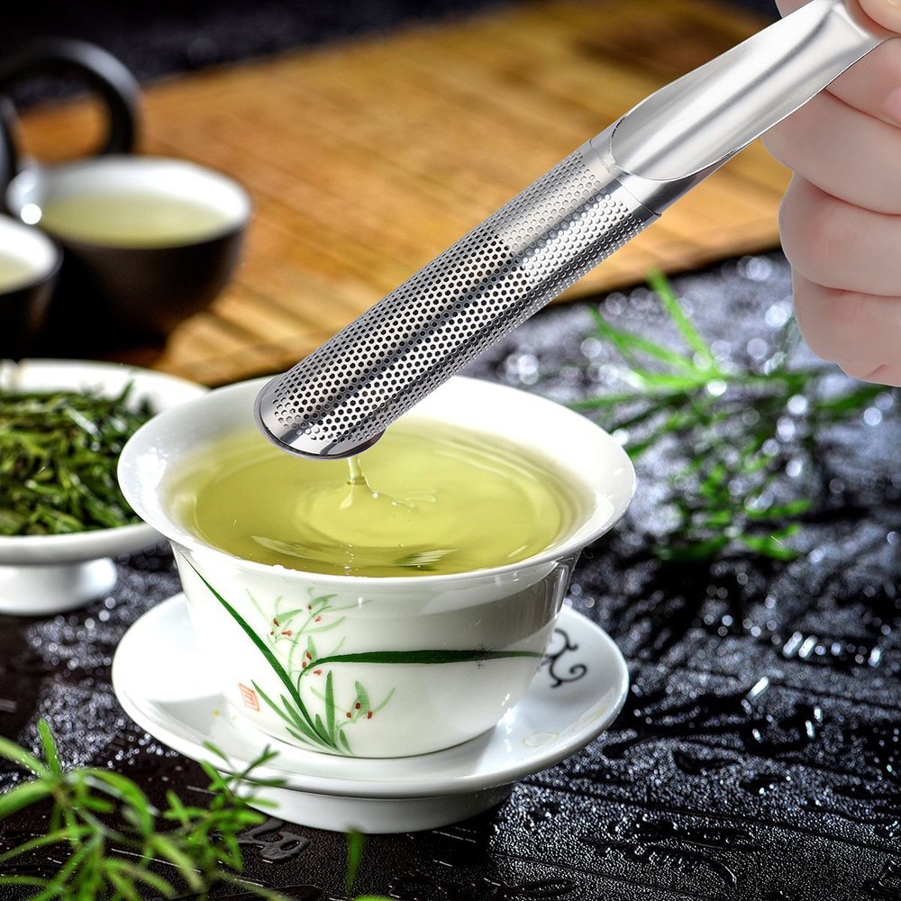 Stainless Steel Tea Strainer TeaBall Infuser Tea Spoon Filter Loose Tea Diffuser