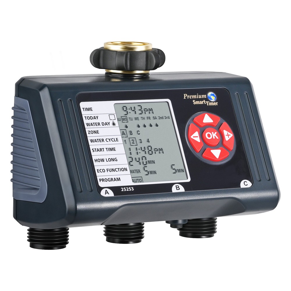 DEWENWILS Electronic 3 Zone Water Sprinkler Timer Hose Programmable