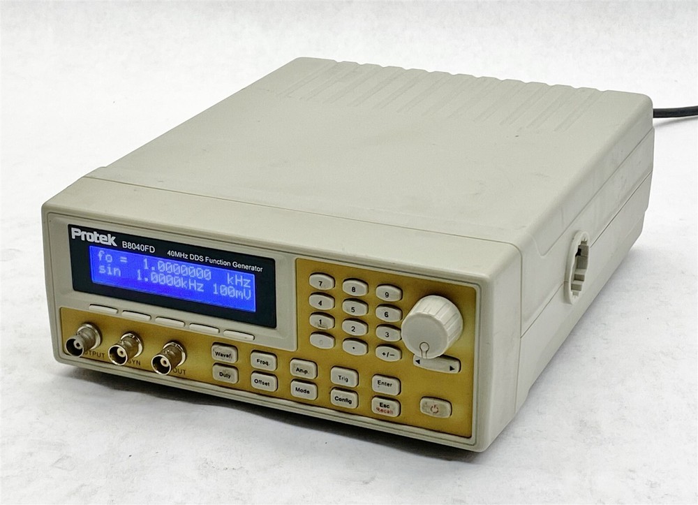 Protek B8040FD 40MHz Direct Digital Synthesis DDS Function Generator