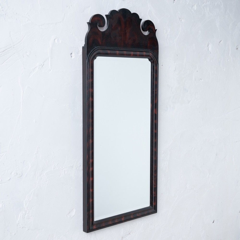 George Beshore Queen Anne Style Grain Painted Mirror