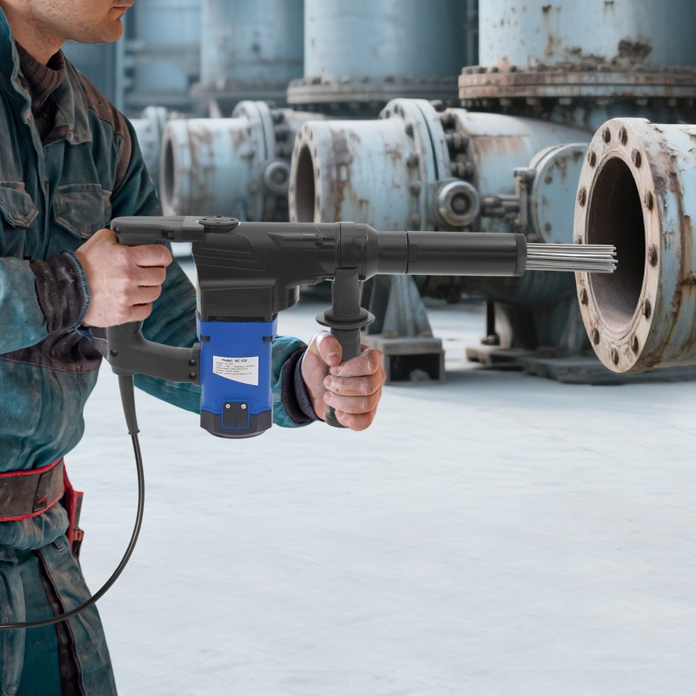 110V Electric Needle Scaler Needle Derusting Gun Marine Rust Removal Tool
