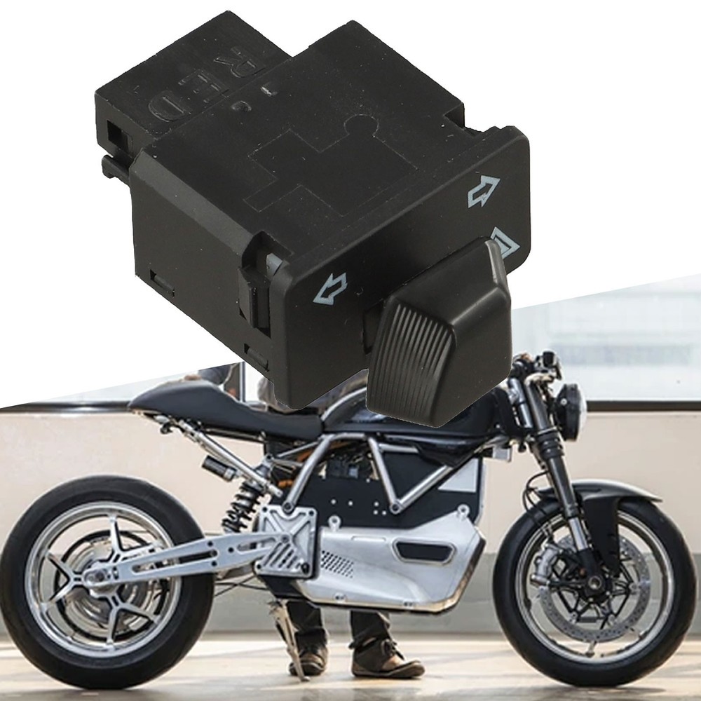 Button Switch Button Black Easy To Install Motorcycle Switches Plastic