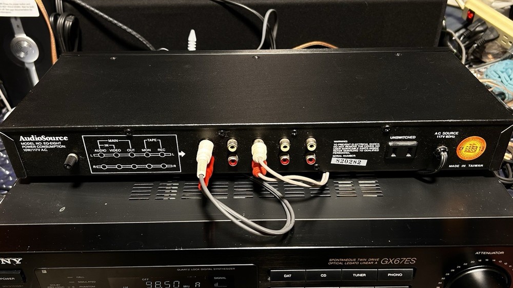 AUDIOSOURCE EQ EIGHT EQUALIZER