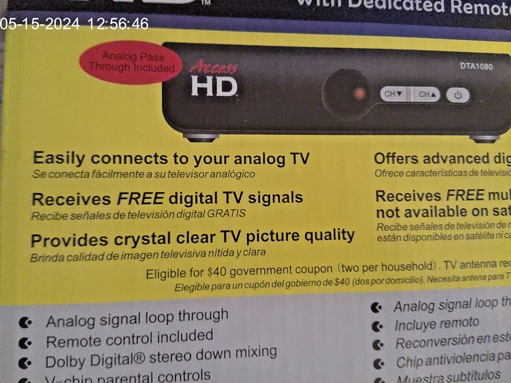 Access Digital to Analog TV Converter