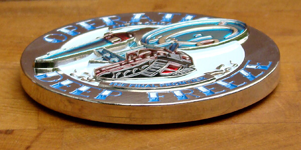 Operation Deep Freeze Antarctica Challenge Coin "The Final Frontier" 2.5"
