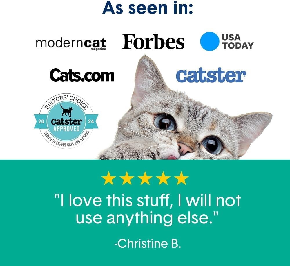 Boxie Cat Litter 32lbs - Veterinarian Approved, Easy Clean Odor Control Solution