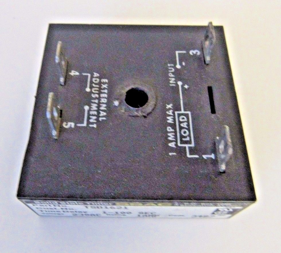 SSAC TSD1621 SOLID STATE TIMER 1-100 SECONDS 230VAC 1A USED