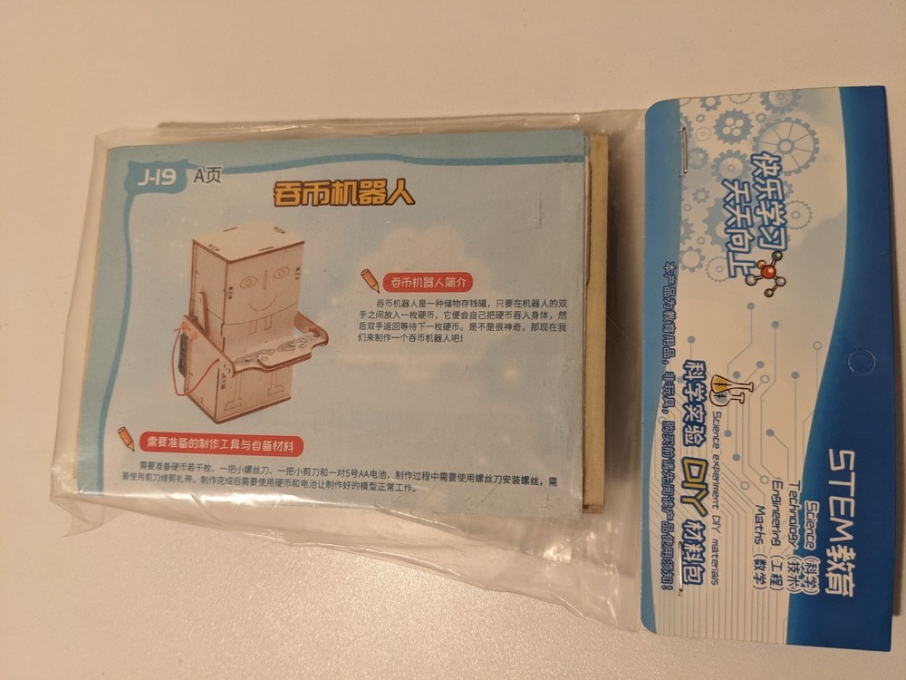 Coin eating robot Science kit