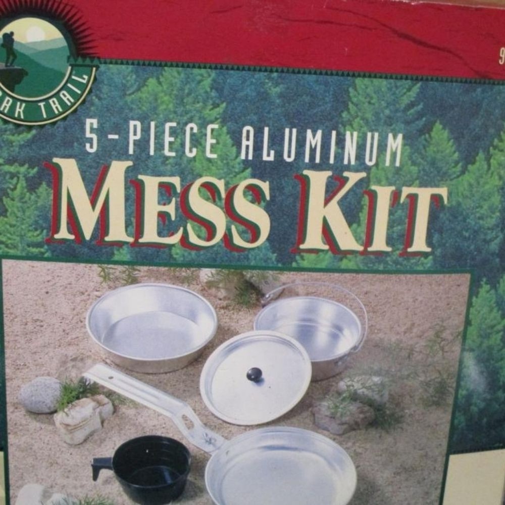 Ozark Trail 5-Piece Aluminum Mess Kit Camping Utility Spring