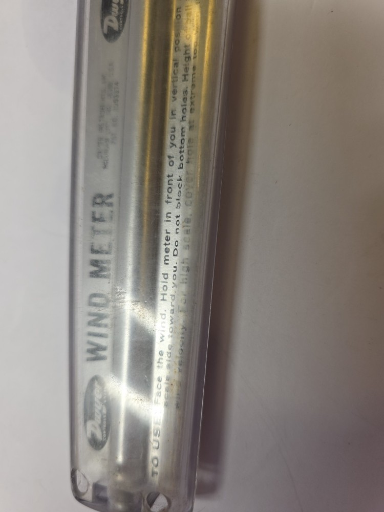 Vintage Wind Meter. Could Use A Cleaning.