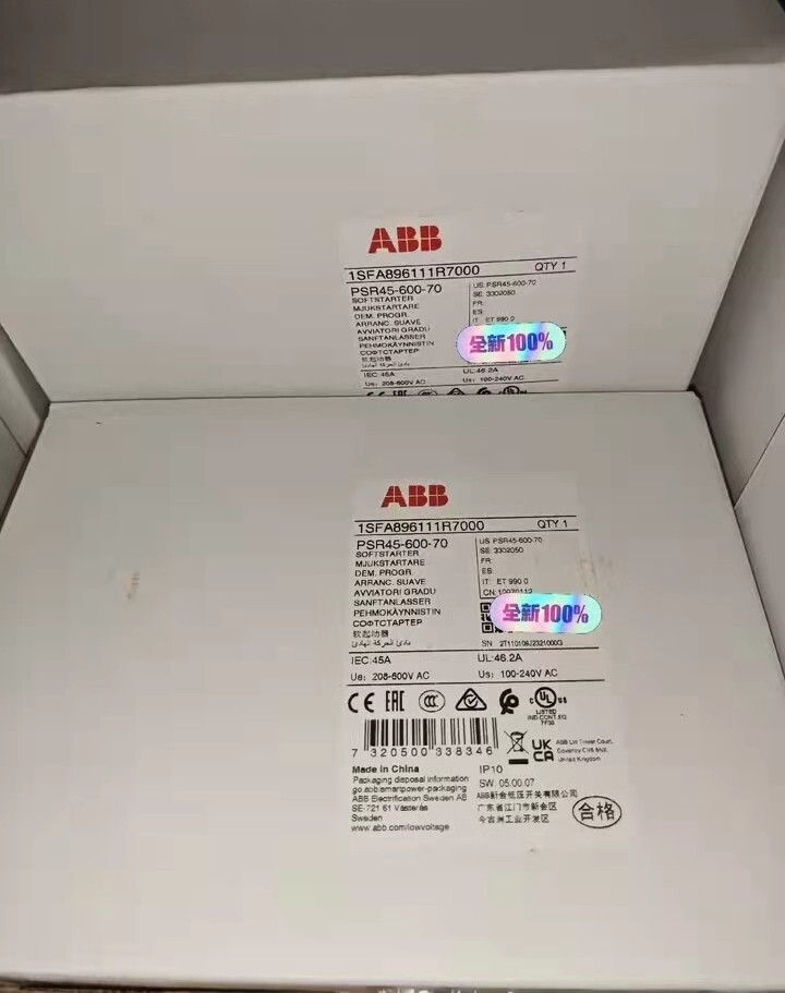 1pc ABB PSR45-600-70 Soft Starter 45A By Fedex or FEDEX