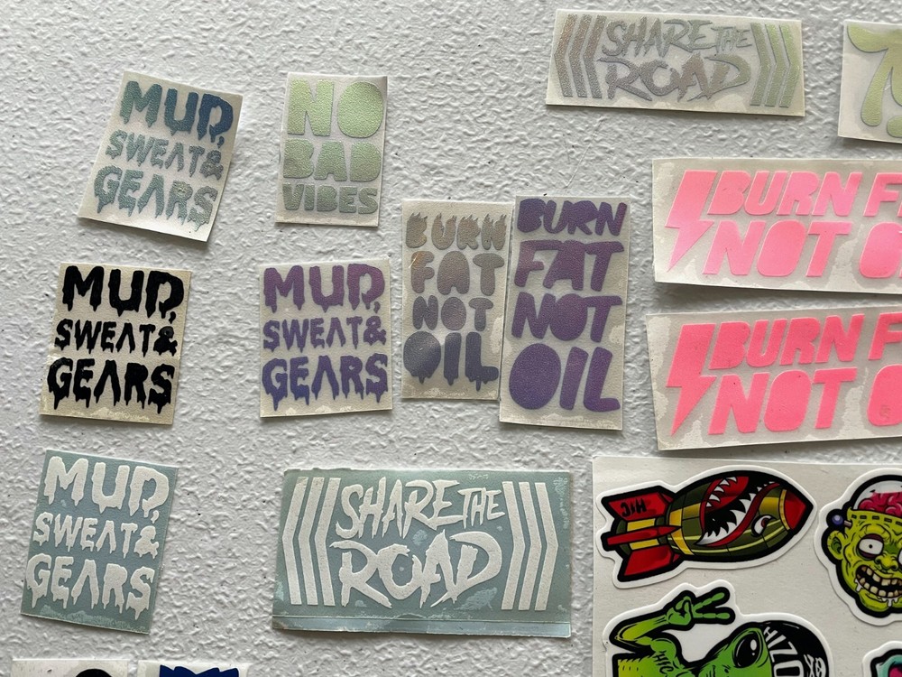 Hizoku Cycles Vinyl Stickers Pack 70+