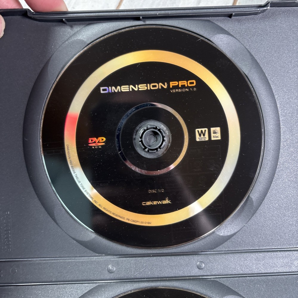 Cakewalk Dimension Pro Multiple Filter Mac & PC Software Virtual Synthesizer