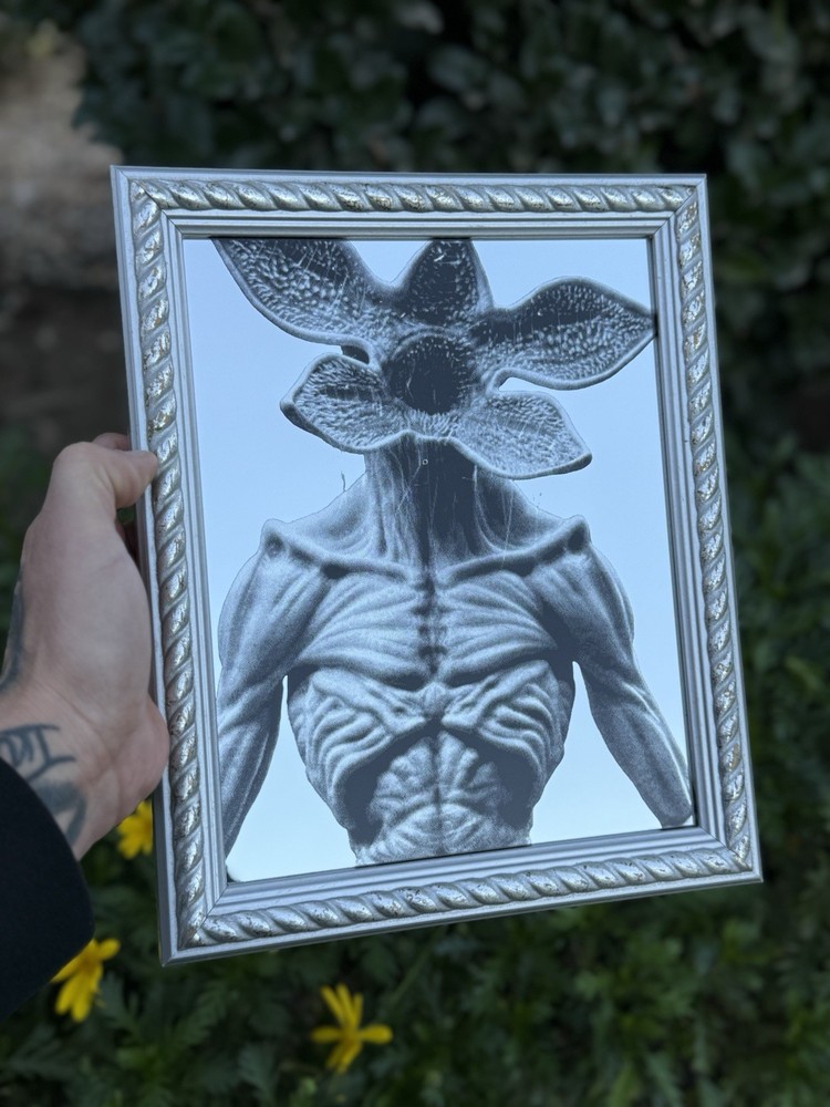 Stranger Things DemoGorgon Laser Engraved Mirror