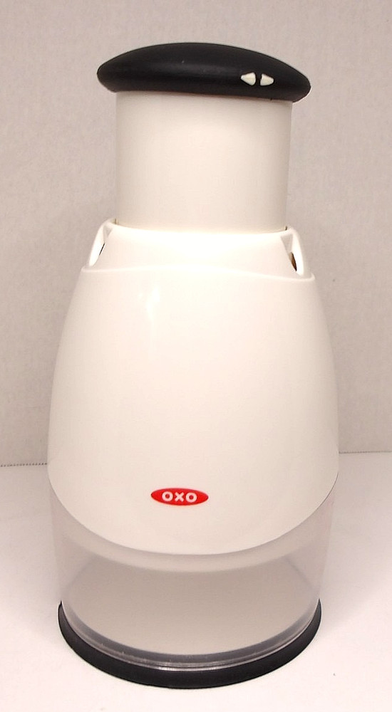 OXO SoftWorks Handheld Vegetable Chopper, Push Function, 1 Cup Capacity