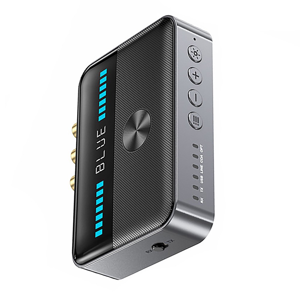 Rechargeable 2 in1 5.3 Bluetooth NFC Transmitter Receiver Stereo Audio Adapter