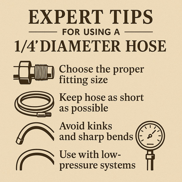 LD Carlson 1/4in Diameter Hose per Foot