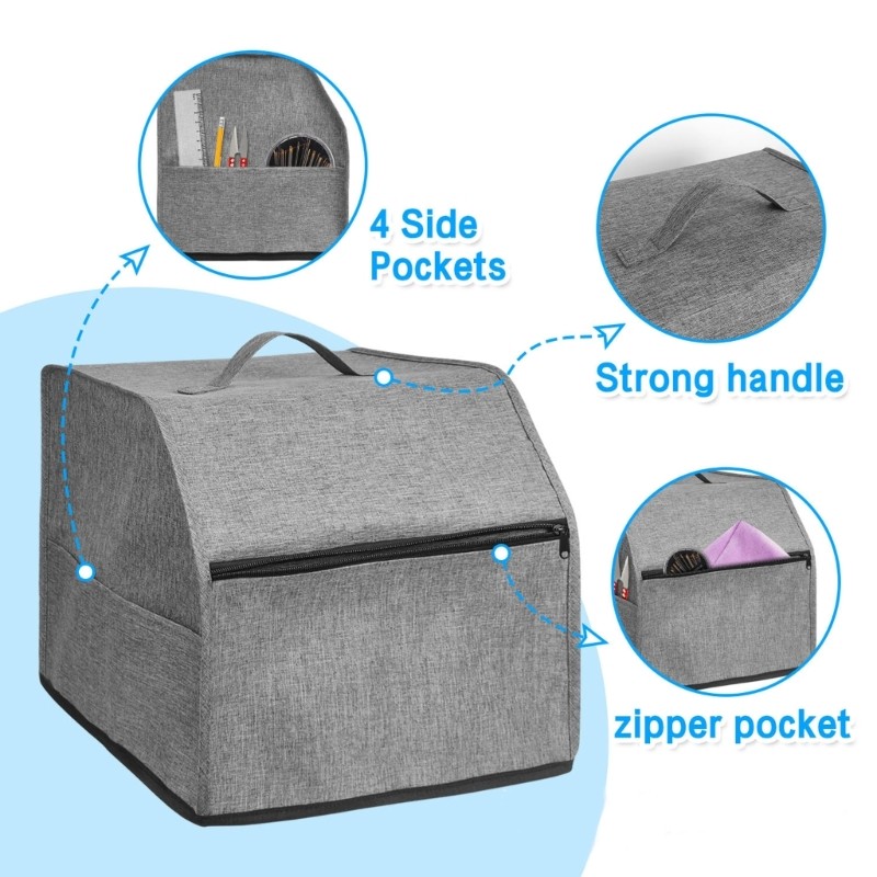 Sewing Machine Bag Reinforced Handle Dustproof Protective Case For Small Devices