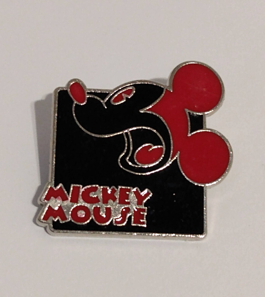 MICKEY MOUSE Face Red Black 2013 Lapel Pin Trading