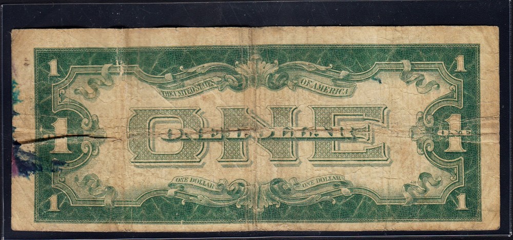 FR.1600 1928 Funnyback $1 Silver Certificate NET