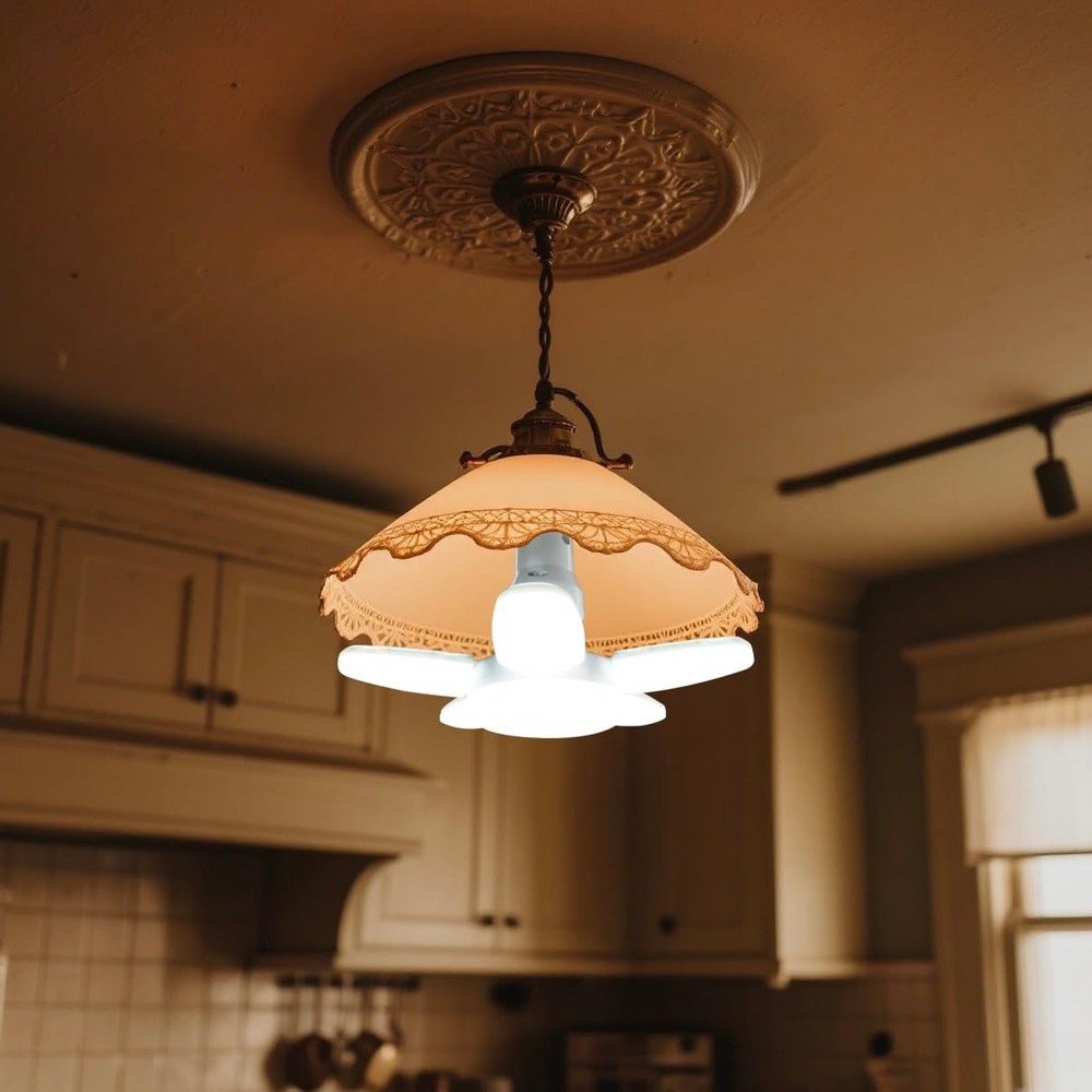 Light Socket Extender, E26/E27 Bulb Extender Standard White