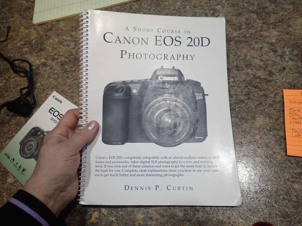 Canon EOS 20D Digital Camera Instruction Book / Manual / User Guide & Course