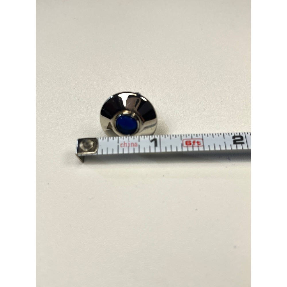 Vintage Blue and Silver Tone Cuff Links