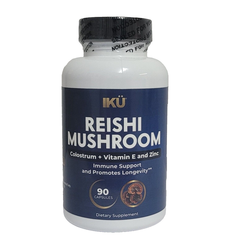 Ganoderma+Colostrum+Vitamin E+Zinc- Boosts your immune System- 90 Capsules