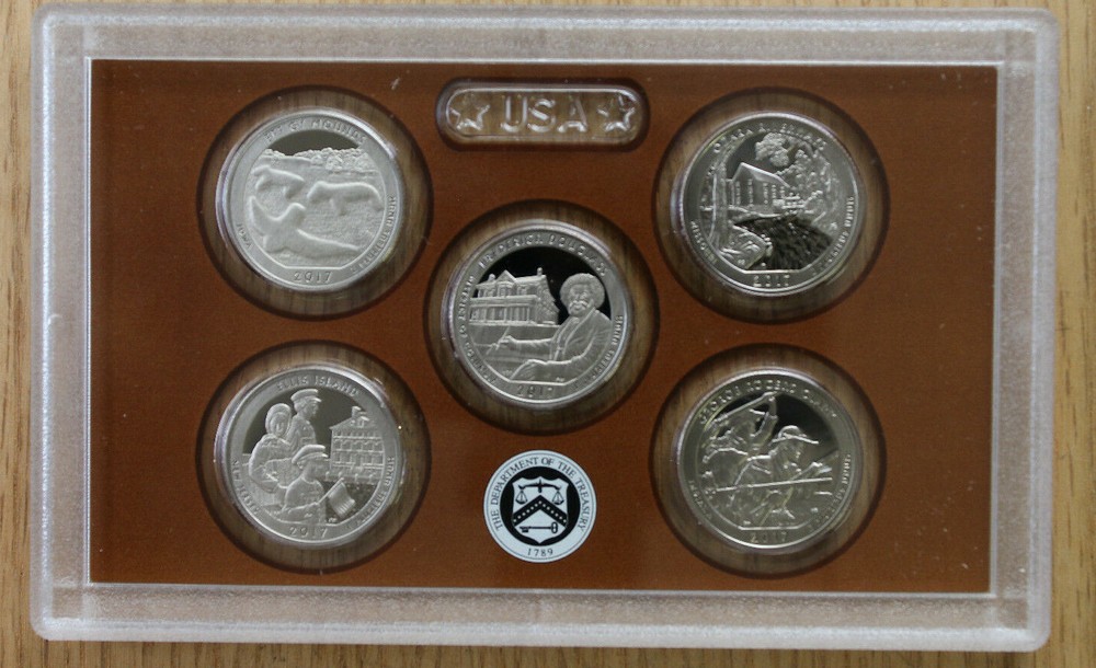 2017 S Clad Proof Set - US Mint - 10 Coins - OGP