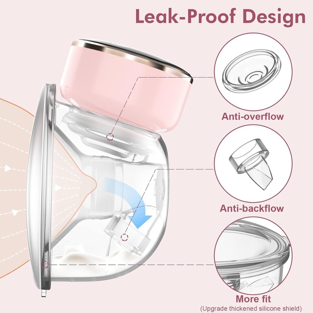 Extractor de leche portátil y manos libres