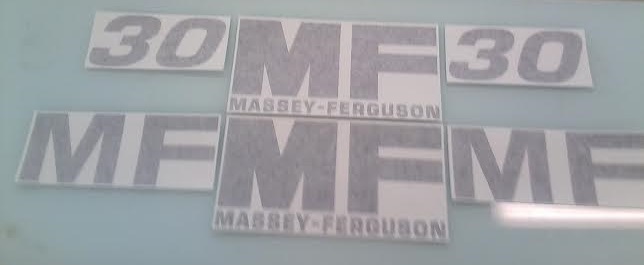 Massey Ferguson 30 Hood Decals
