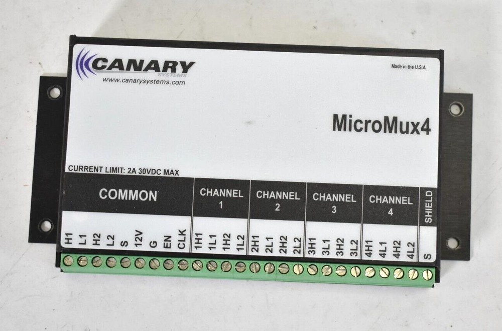 Canary MicroMux4 Multiplexer Replacement Module 2A 30VDC Max 4 Channel