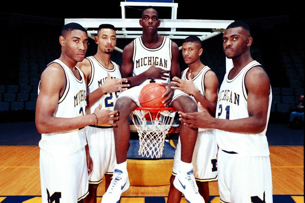 FAB FIVE MICHIGAN 8X10 GLOSSY PHOTO IMAGE #2