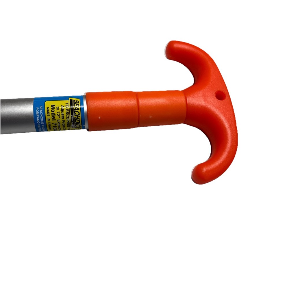 Seachoice Emergency Multi-Purpose Telescoping Boat Hook and Paddle Orange 26"