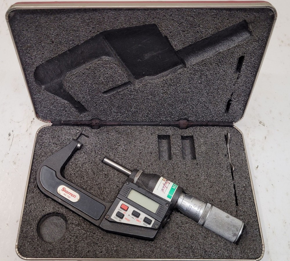 Starrett No 733 - 1-2" Electronic Micrometer