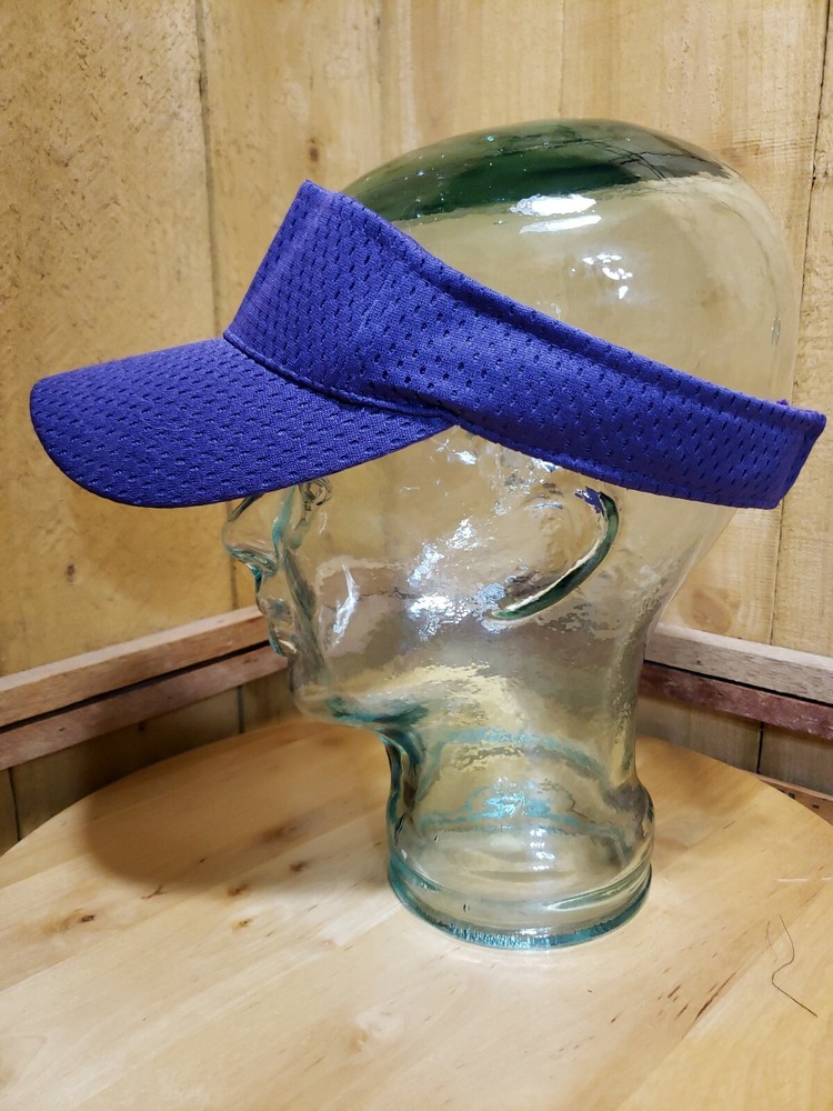 Outdoor Magic Headwear Solid Mesh Sun/Golf Visor Distressed Hook-n-loop Strap