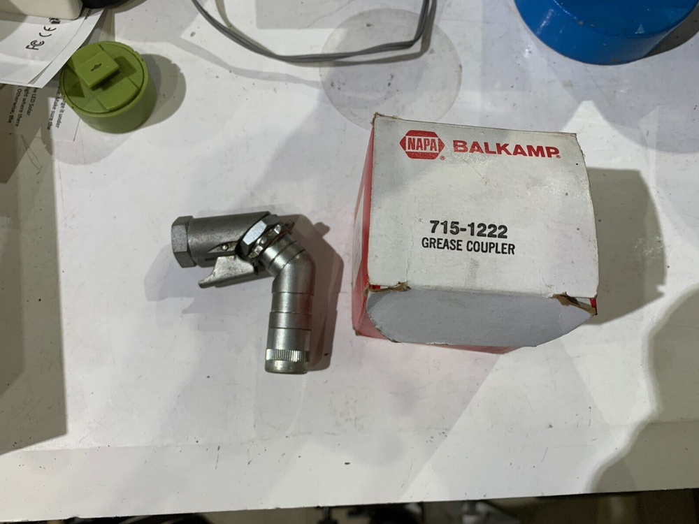 Balkamp 715-1222 Angled Grease Coupler NIB