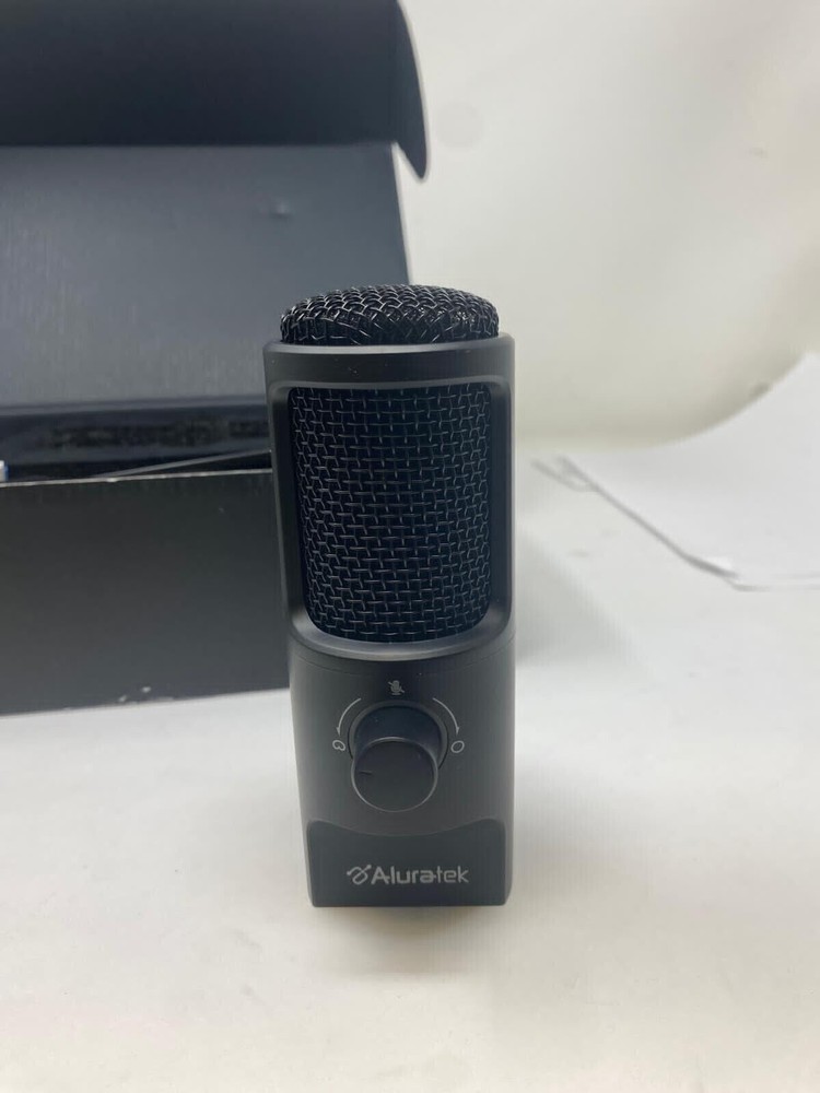 Aluratek Rocket Omnidirectional USB Studio Microphone for Podcast Streaming
