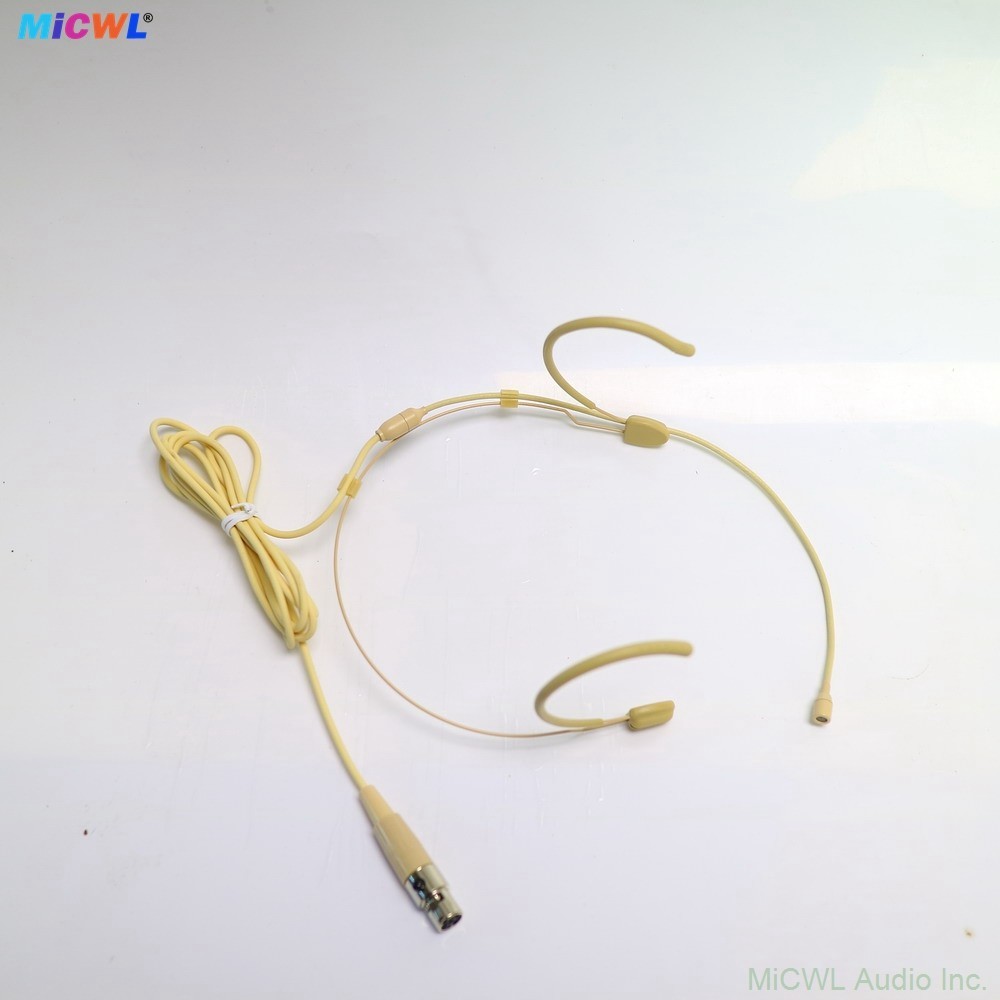 Pro Omnidirectional Headset headworn Microphone For Shure Wireless MIC system