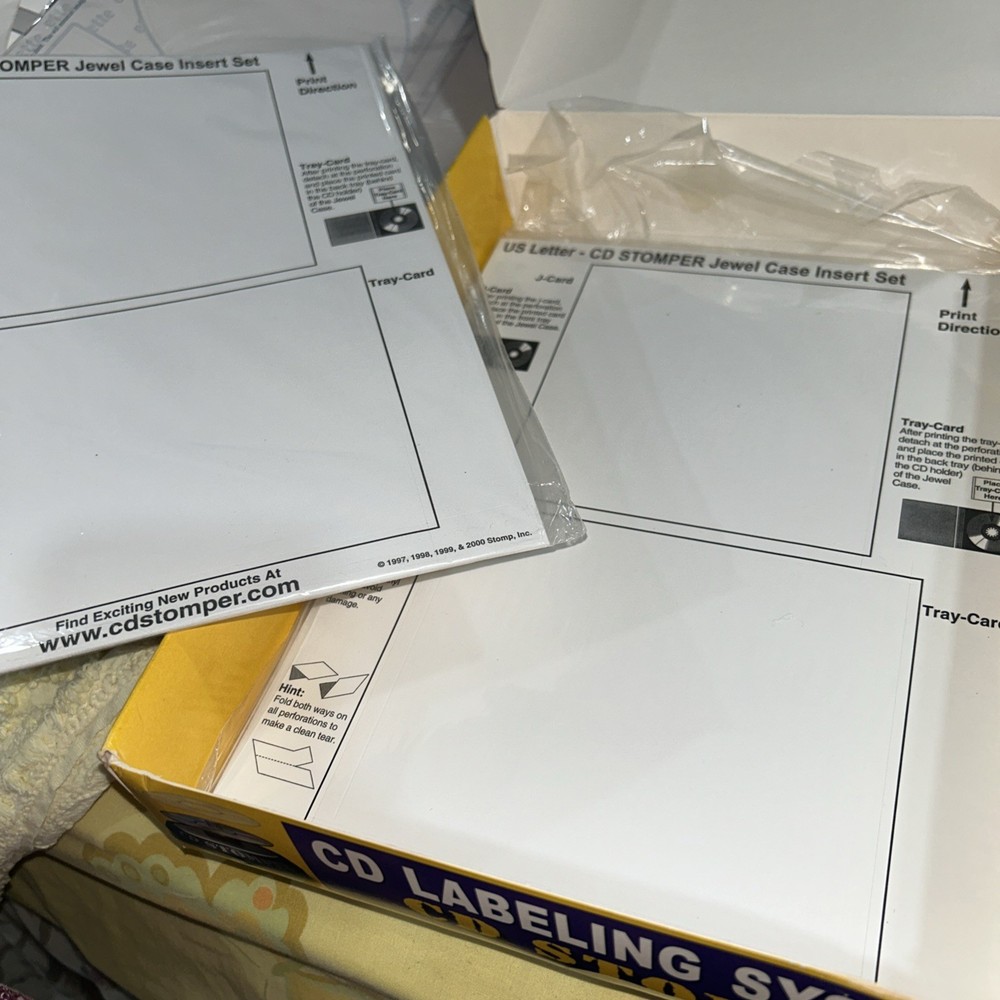 CD Stomper Pro CD Labeling System Kit Create CD Labels By Stomp 2003