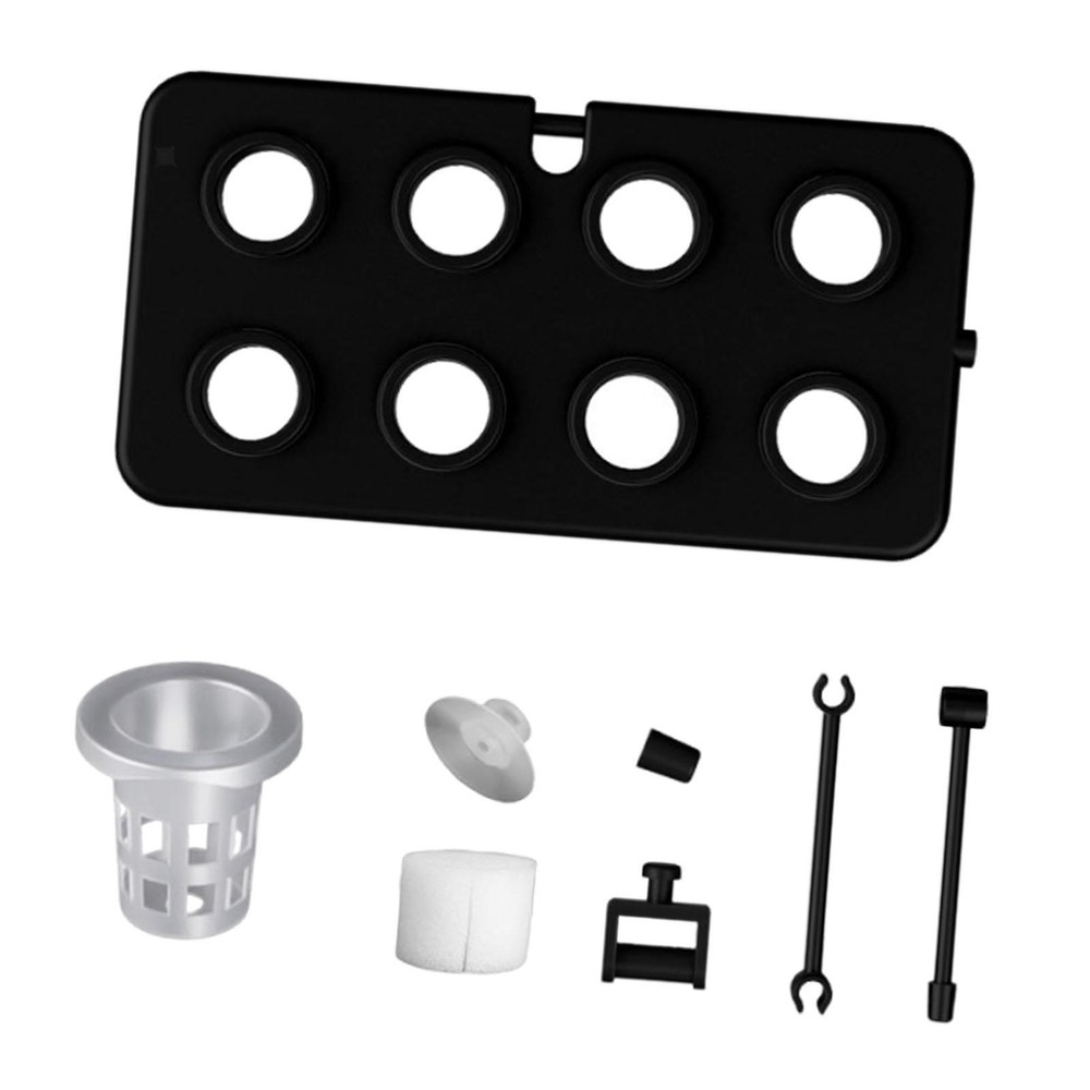 Fish Tank Hydroponic Floating Planter Kit with Suction Cup Simple Assembly for