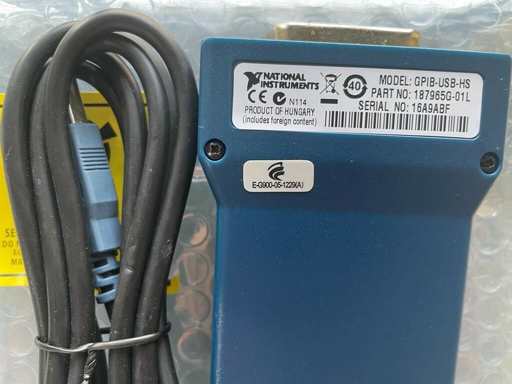 National Instruments GPIB-USB-HS Interface Adapter Controller 187965G-01L