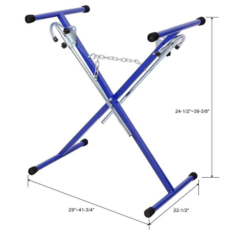 Folding Bumper Storage Stand Auto Panel Repair Paint Holder Adjustable Height