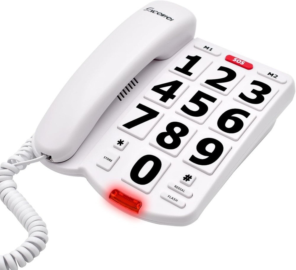Excelltel Big Button Phone EX-LD-265 Adjustability Features, One-Touch Dialing