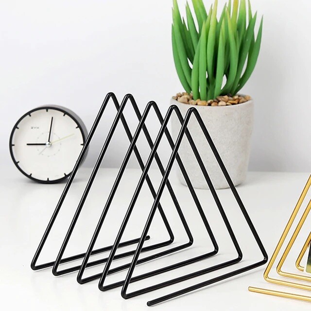 Triangle Magazine Rack