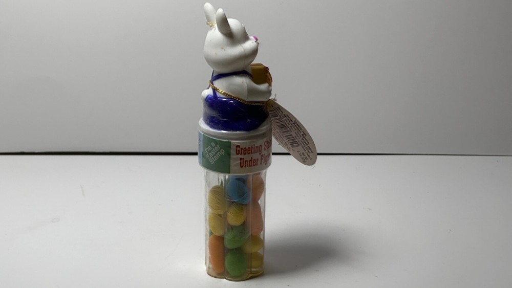 Stamp Pad Easter Bunny Candy Container Mint Unopened from 1998