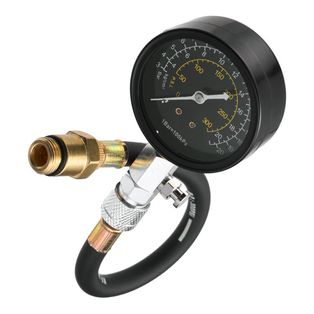 Engine Compression Tester Testing Gauge Gage Check Test Tool Kit Diagnostic NEW