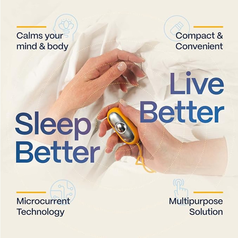 Compact Handheld Sleep Aid Device - Relaxation Tool for Improved Sleep