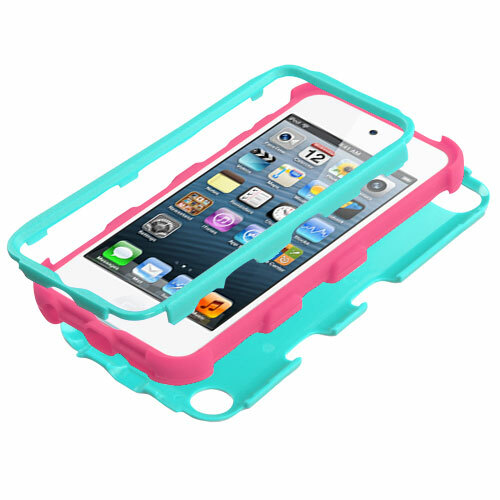 iPod Touch 5th & 6th & 7th Generation - Hard & Soft Silicone Hybrid Case Cover