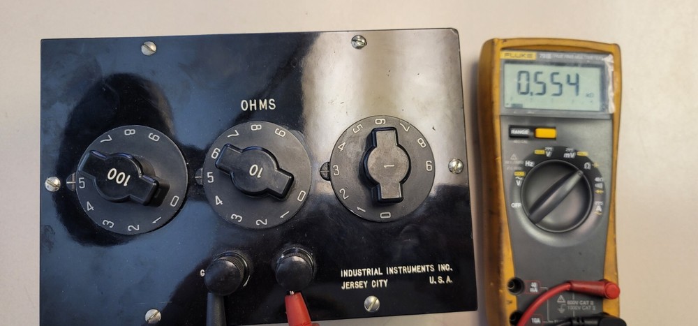 International Instruments Decade Resistor Box, 3 Decades, Tested with Results